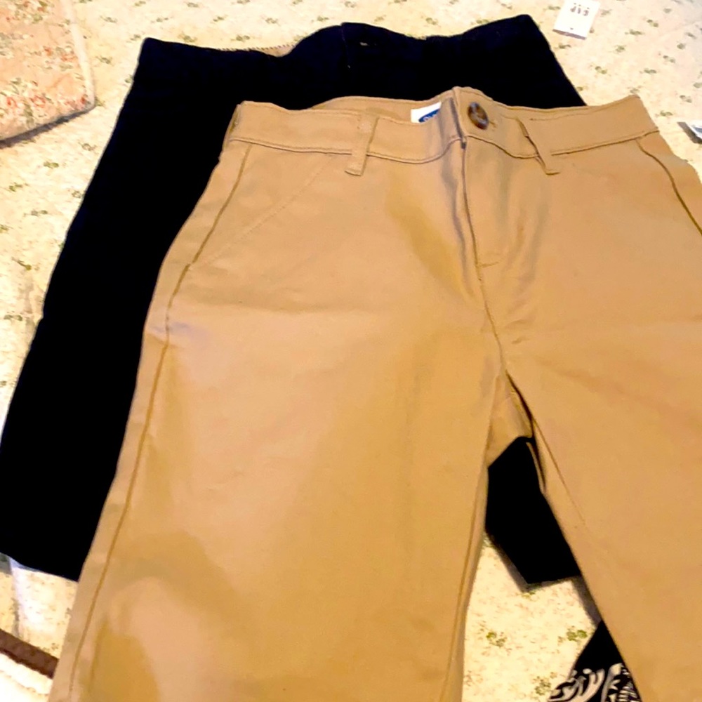 2 pairs of boys school uniform shorts.